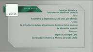 La dificultad de acceso al patrimonio histórico de los alumnos de educación especial