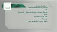 Presentación de la VI Red de Innovación Docente: Autonomía y dependencia, una crisis que abordar