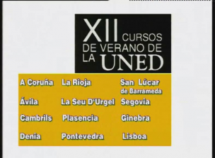 XII Cursos de Verano de la UNED, 2001