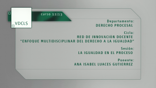  La  igualdad  en el proceso