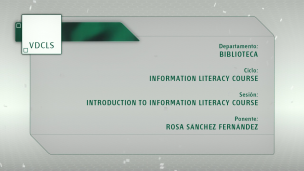 Introduction to information literacy course
