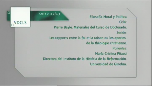 Les rapports entre la foi et la raison ou les apories de la théologie chrétienne