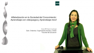 Alfabetización en la Sociedad del Conocimiento: Aprendizaje con videojuegos y Aprendizaje móvil