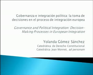 Modelo de gobernanza e integración política