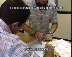 Apertura del plazo de admisión de alumnos en la UNED.
