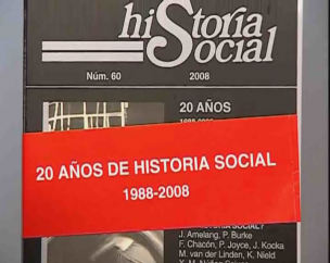 20 Años de la Revista "Historia Social"