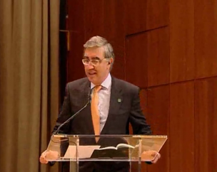 Toma de posesión de Juan Gimeno como rector de la UNED.