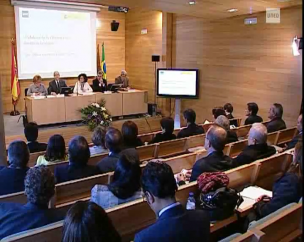 Inauguración del Seminario hispano-brasileño