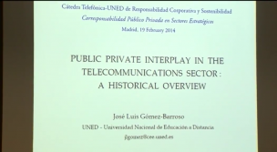 Cátedra Telefónica - UNED: Corresponsabilidad público-privada en sectores estratégicos.