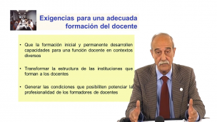 La formación del profesor