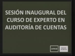 Sesión inaugural del Curso de Experto en Auditoría de Cuentas