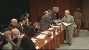 Entrega de la medalla de la Facultad a los profesores jubilados en 2014
