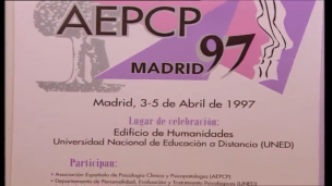 I Congreso de la Asociación Española de Psicología Clínica y Psicopatología.