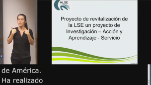 Proyecto de Revitalización de la LSE a través de un proyecto de Investigación-Acción y Aprendiza- je-Servicio en las asignaturas del área de Lingüística General de la Universidad de Sevilla.
