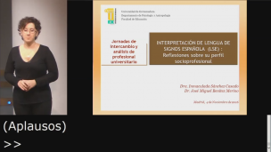 Reflexiones sobre el perfil socioprofesional del intérprete de lengua de signos española.