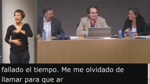 Clausura de la Jornada de intercambio y análisis profesional universitario