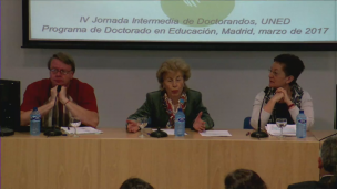 Presentación de la jornada intermedia del Programa de Doctorado en Educación 