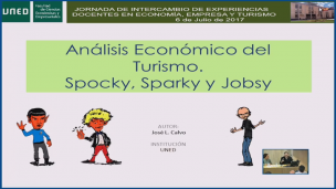Análisis Económico del Turismo. Spocky, Sparky y Jobsy