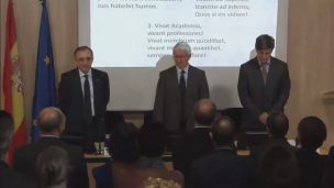 Acto Académico de la facultad de Ciencias Festividad de Alberto Magno.  Acto completo