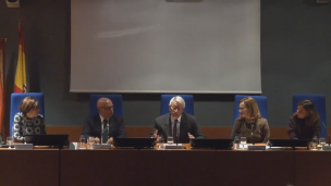 Entrega de diplomas García Goyena y entrega de placas jubilados de la Facultad de Derecho