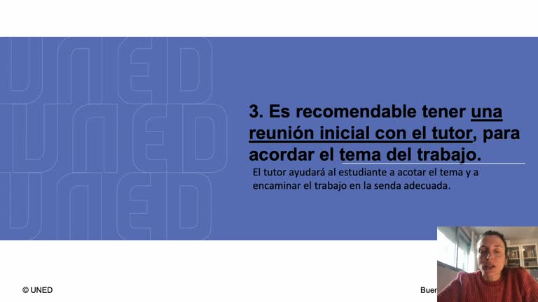 Buenas prácticas en la elaboración del TFM (UNED)