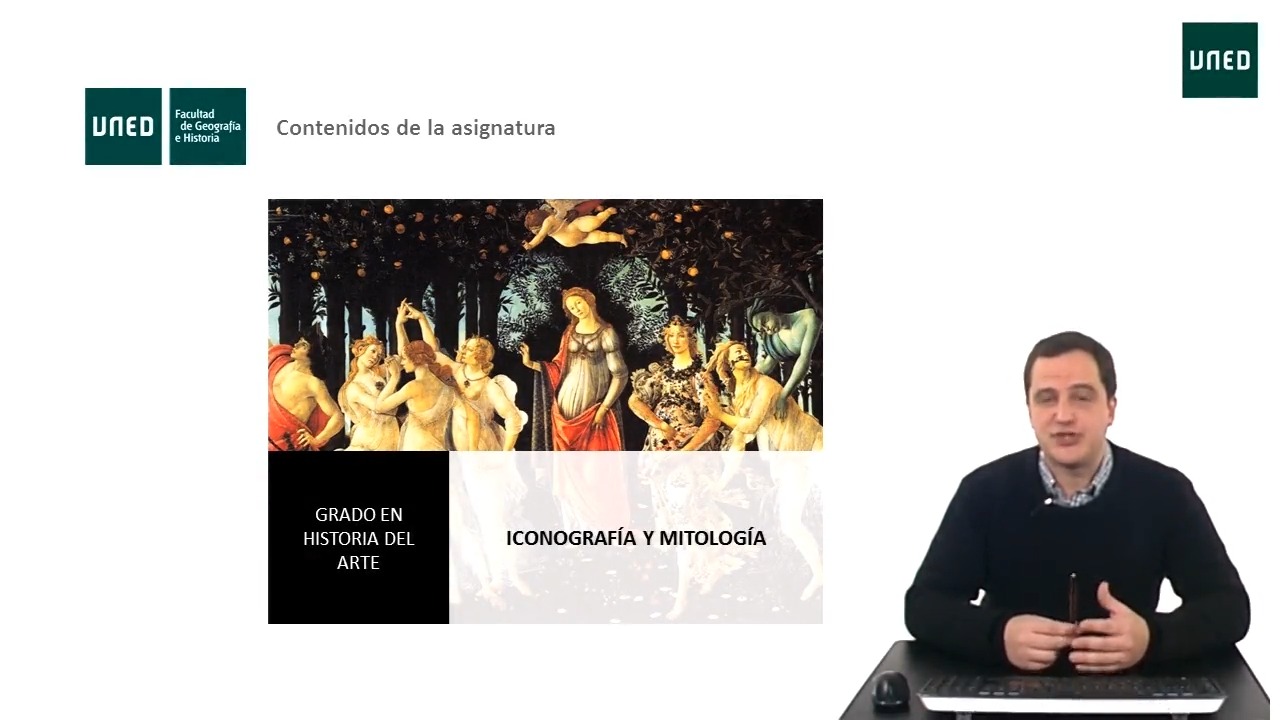 Contenidos de la asignatura Iconografía y Mitología