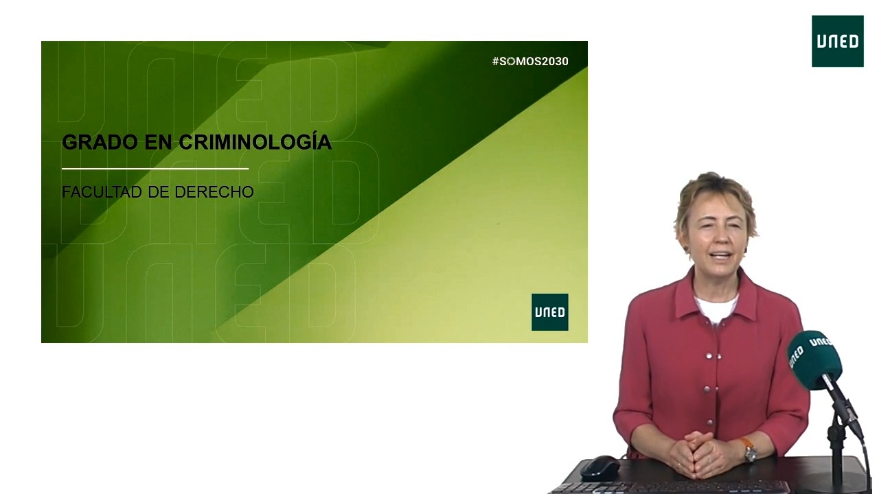 Presentación del Grado en Criminología