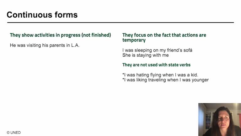 4. The past tense