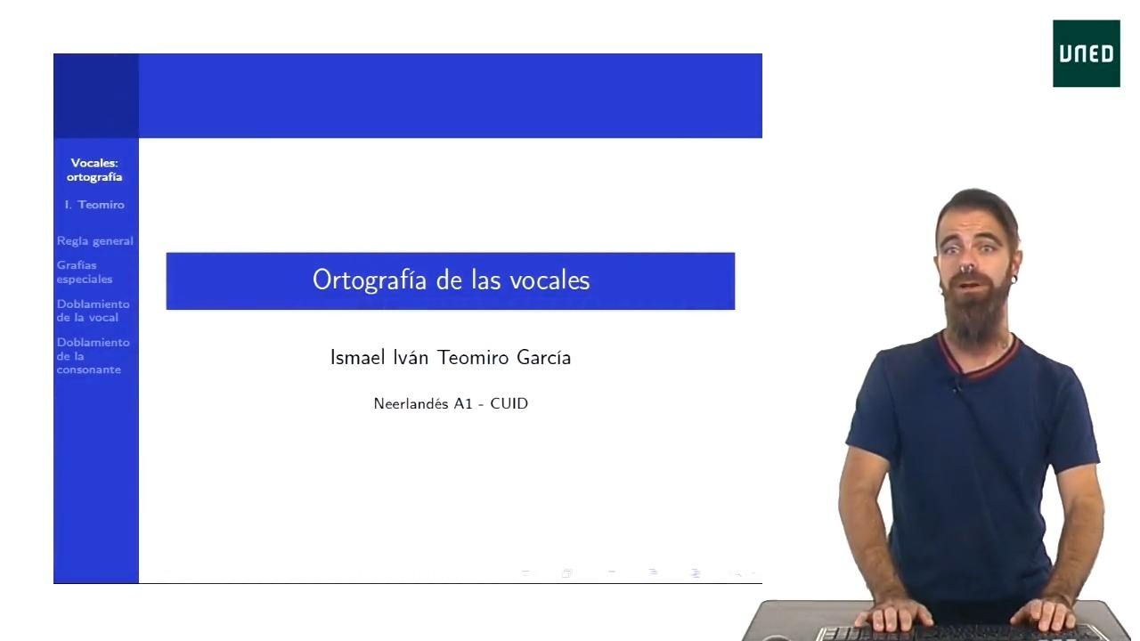 Las vocales: grafía. Parte I