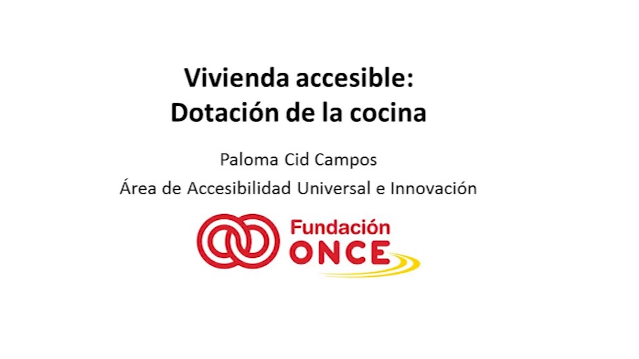 Vivienda accesible: Dotación de la Cocina