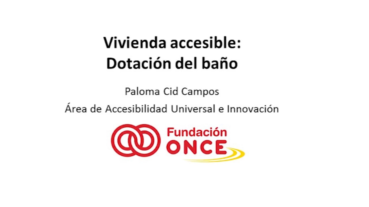Vivienda accesible: Dotación del Baño
