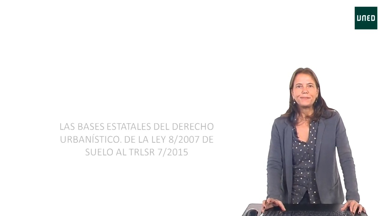 Urbanismo. Bases estatales del derecho urbanístico