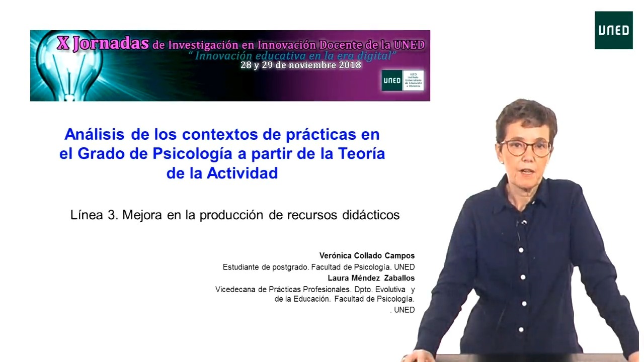 Análisis de los contextos de Prácticas en el Grado de Psicología a partir de la Teoría de la Actividad