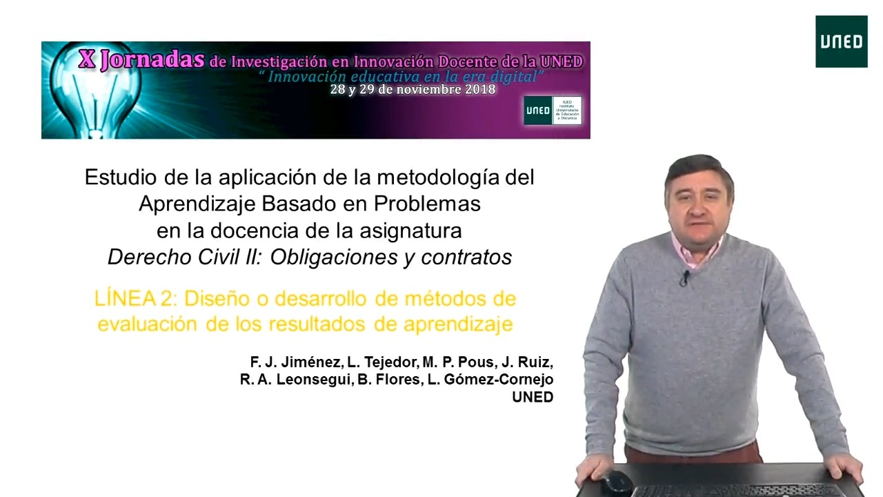 Estudio de la aplicación de la metodología del Aprendizaje Basado en Problemas en la docencia de la asignatura Derecho Civil II: Obligaciones y contratos