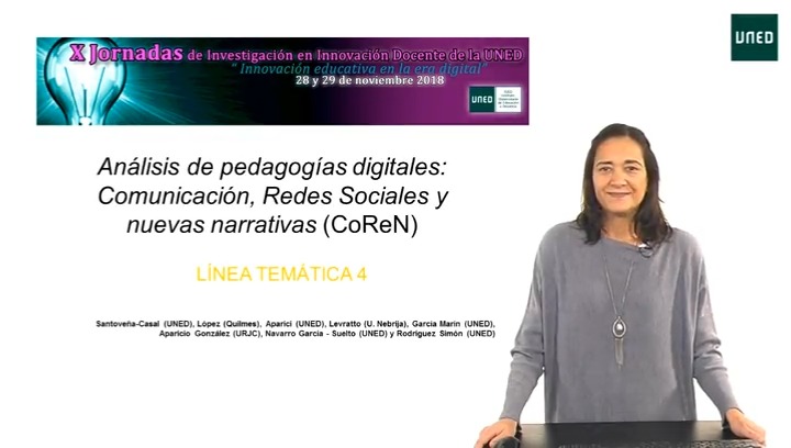 Análisis de pedagogías digitales: Comunicación, Redes Sociales y nuevas narrativas (CoReN)