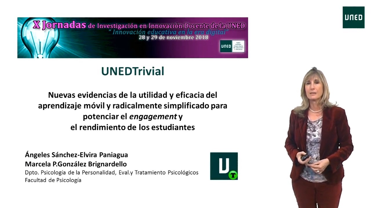 UNEDTrivial: Nuevas evidencias de la utilidad y eficacia del aprendizaje móvil y radicalmente simplificado para potenciar el engagement y el rendimiento de los estudiantes