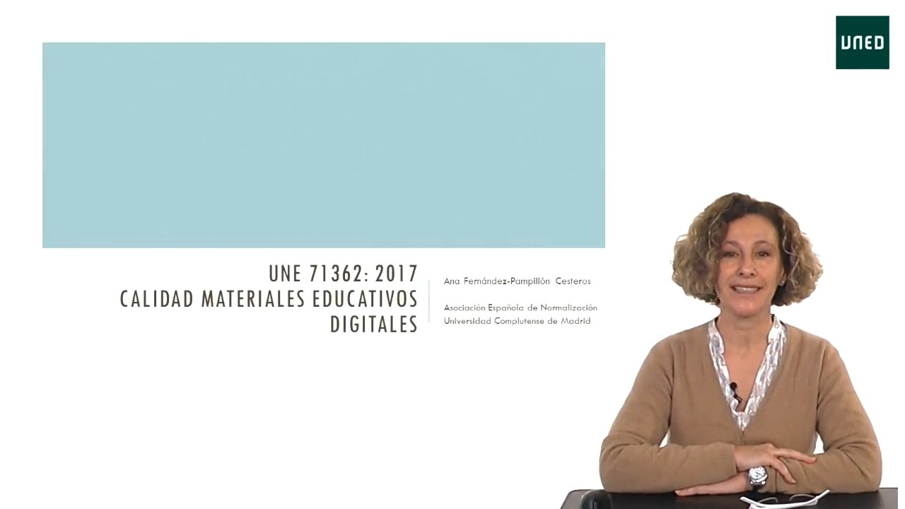 UNE 71362:2017. Calidad de los materiales educativos digitales. Introducción 