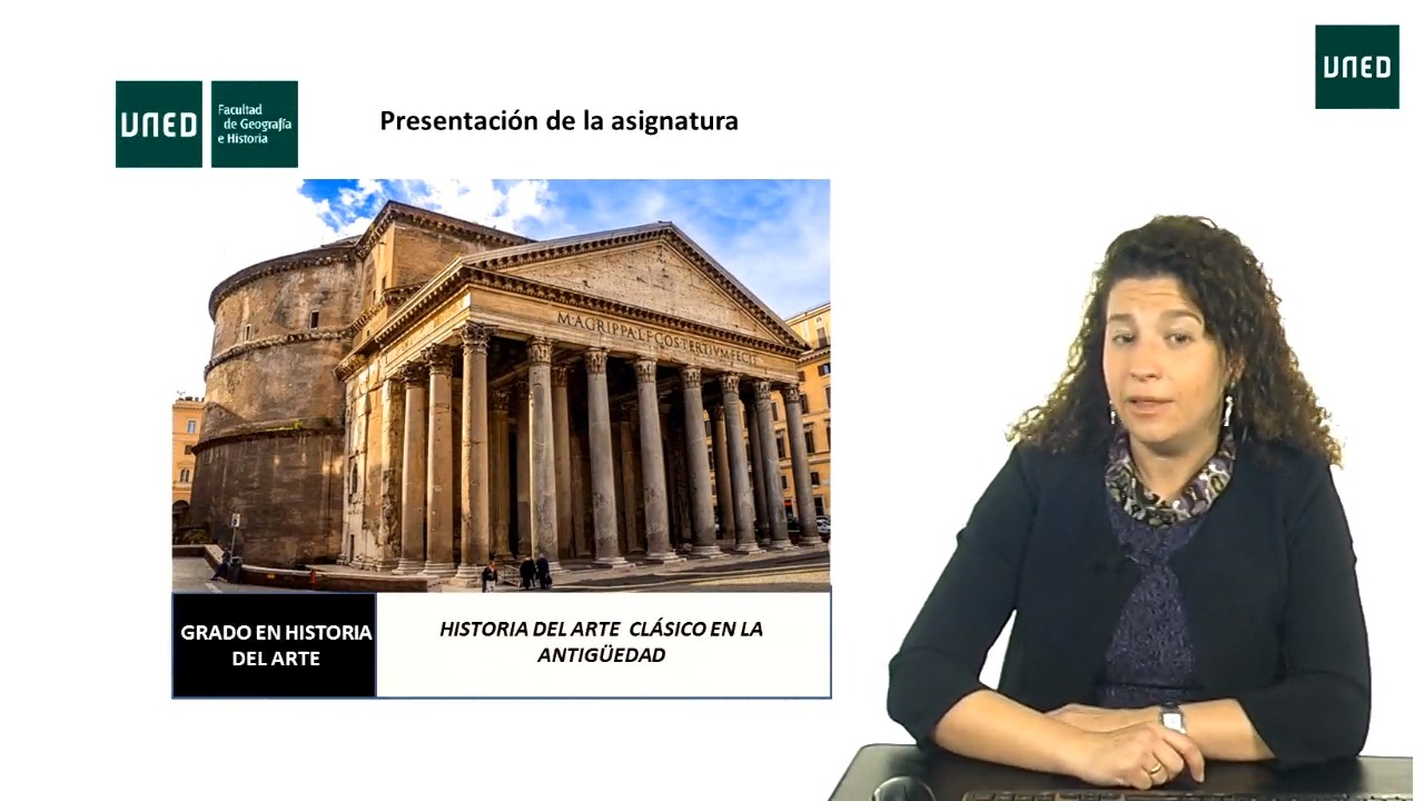 Presentación de la asignatura “Historia del Arte Clásico en la Antigüedad”