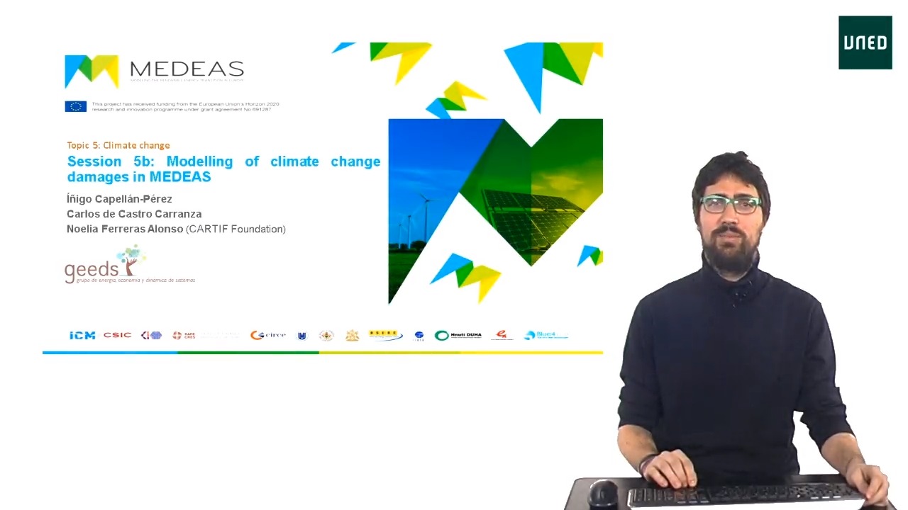 Topic 5.2 Modelling of climate change damages in MEDEAS 