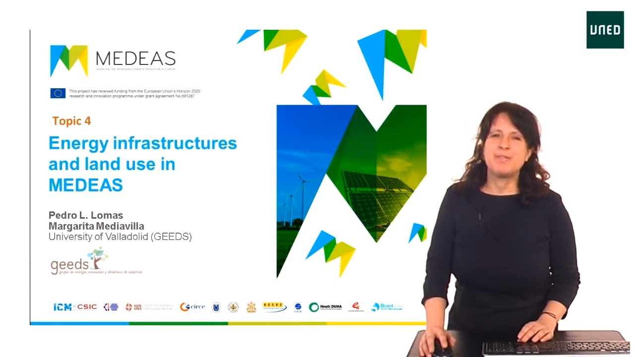 Topic 4.1 Energy infrastructures and Land-use: Materials, Transport and EROI in MEDEAS