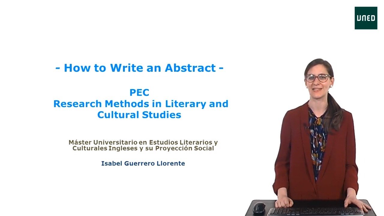 How to Write an Abstract