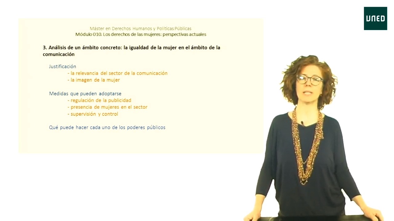 La igualdad de la mujer en el ámbito de la comunicación