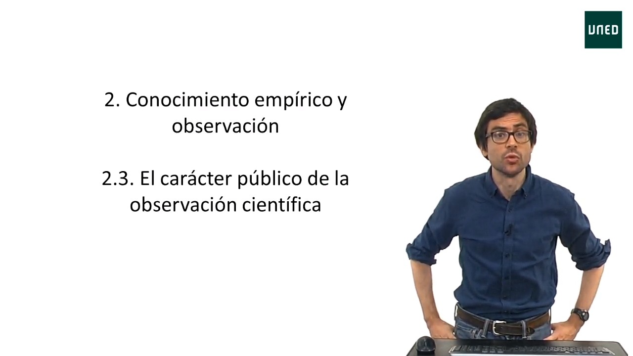 El carácter público de la observación