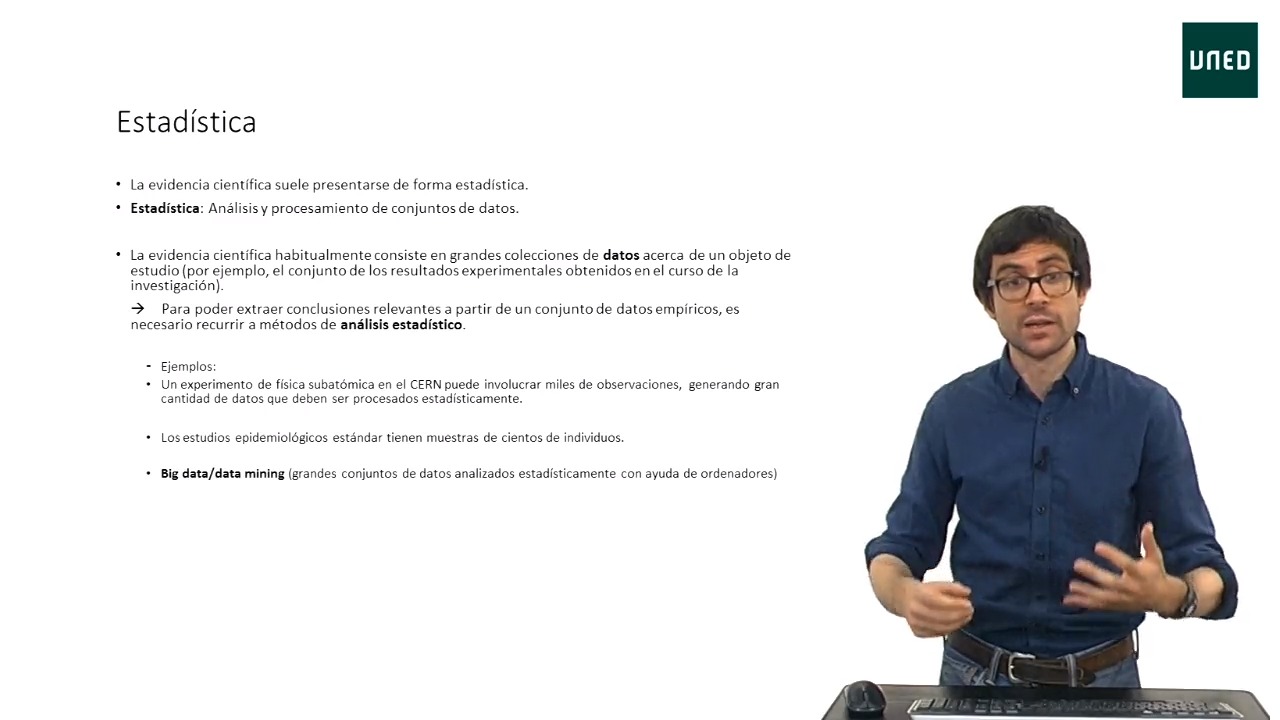 Evidencia estadística