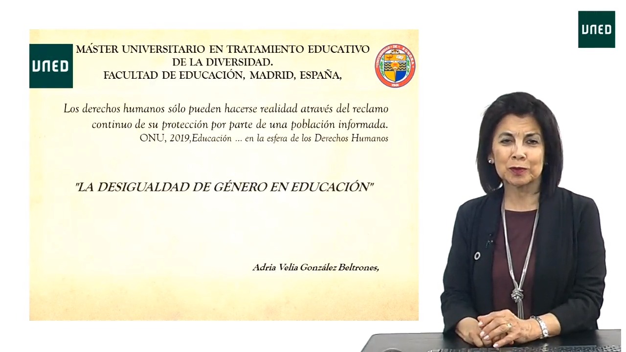 La desigualdad de género en Educación                    