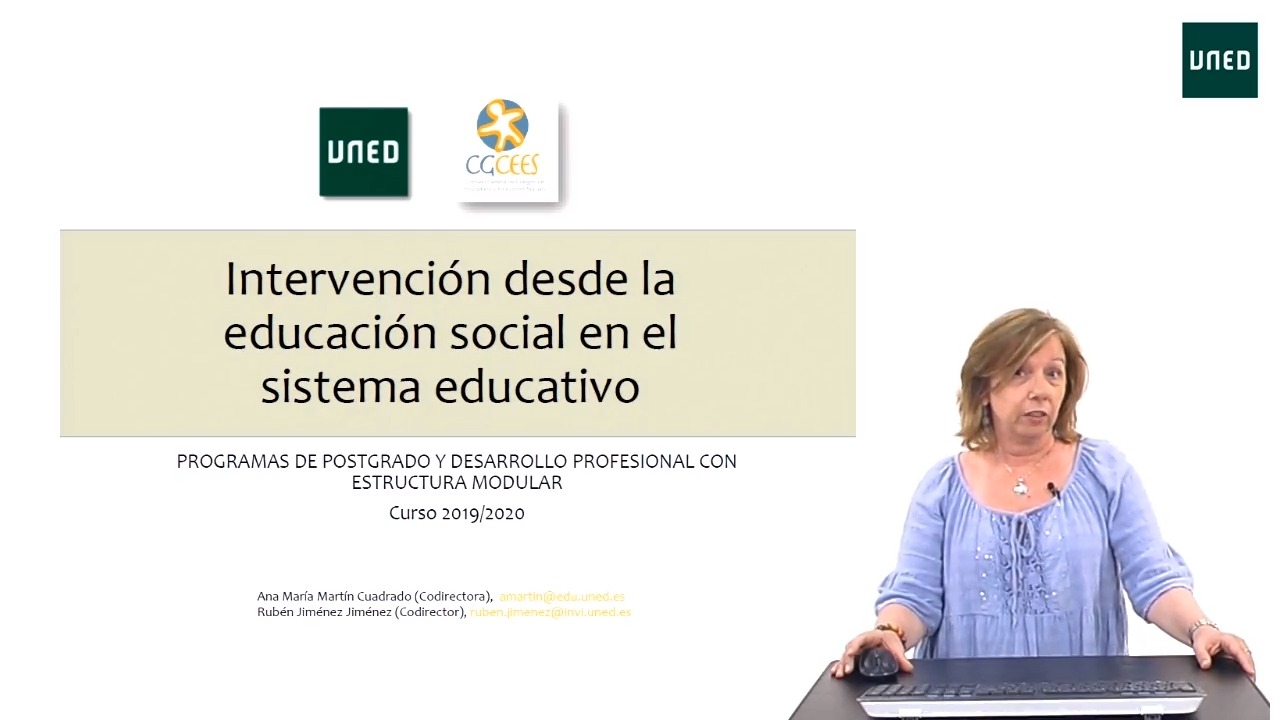 Presentación Programa Modular: Intervención desde la educación social en el sistema educativo