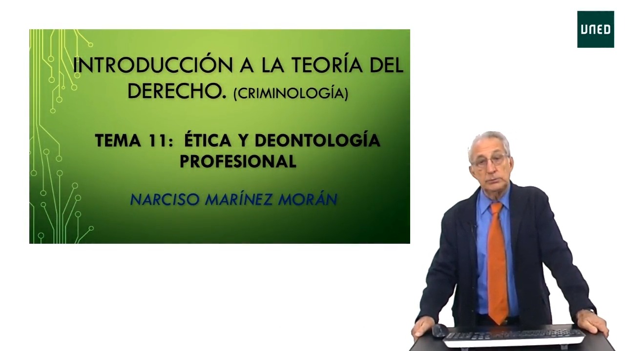 Tema 11: Ética y deontología profesional