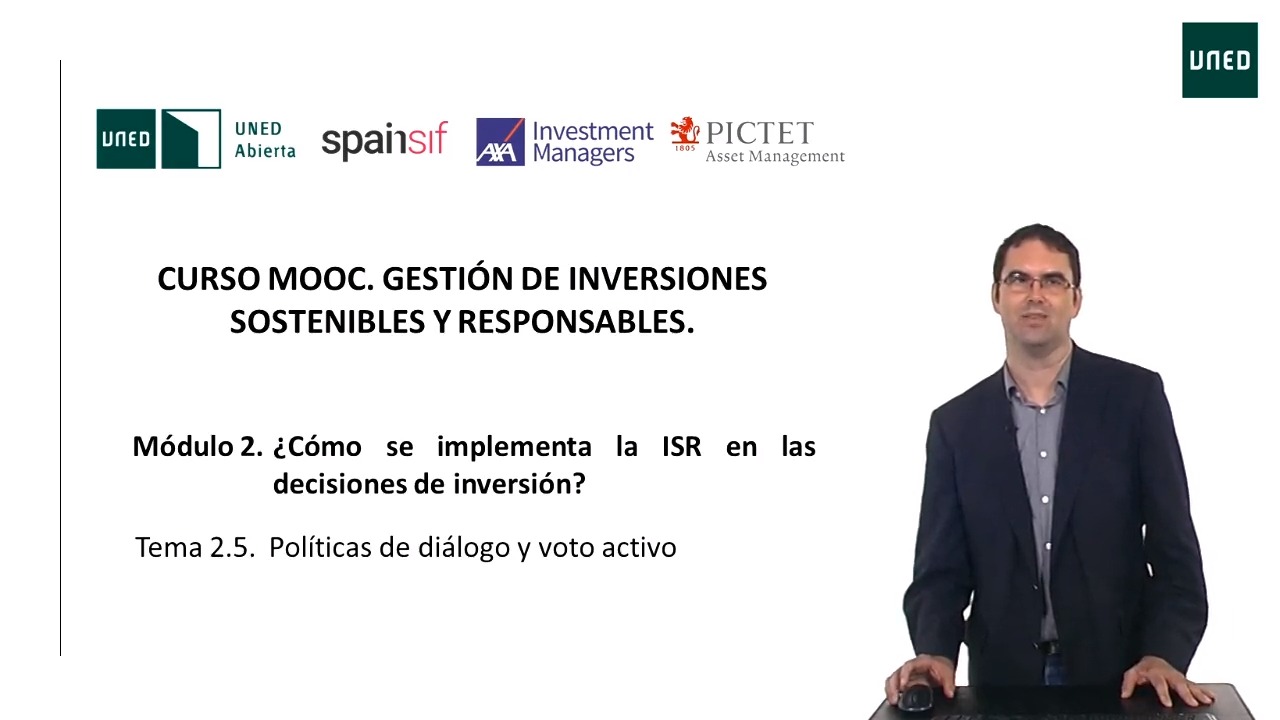 2.5 Políticas de diálogo y voto activo