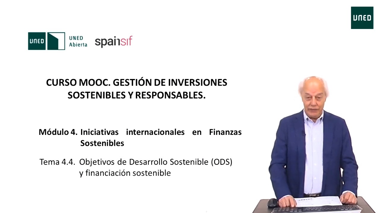 4.4 ODS y financiación sostenible