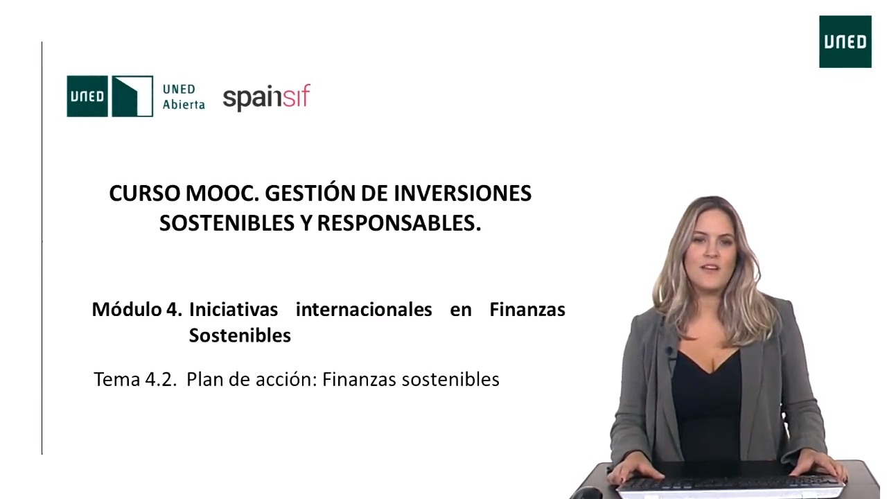 4.2 Plan de acción: Finanzas Sostenibles